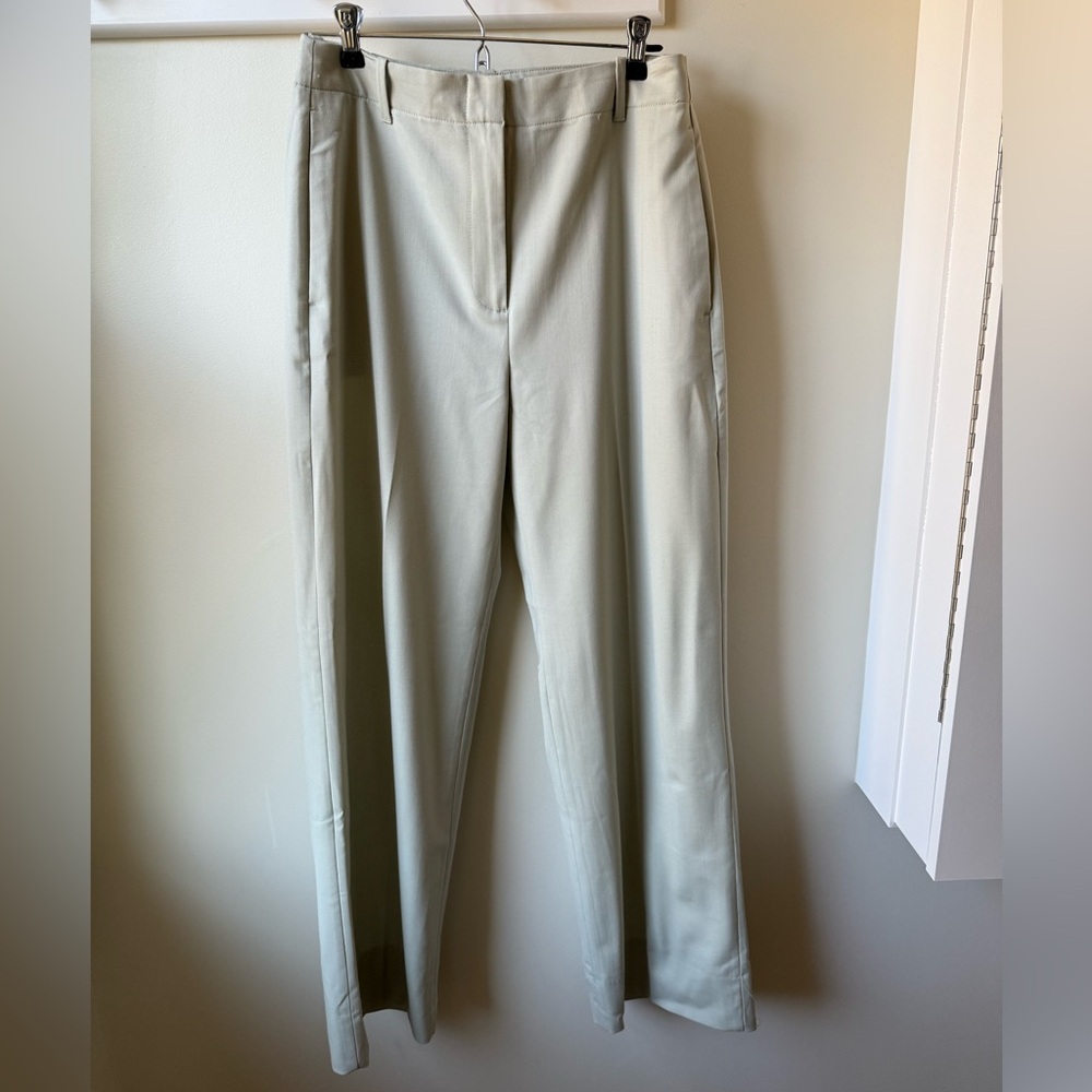 BANANA REPUBLIC Wide Leg Wool Blend Trousers Pants Neutral Office High‎ Rise 6